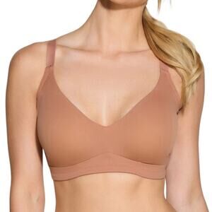 Cosabella Free Cut Micro Curvy Bralette Tre Tan Brown Large 34G/36DD+ Wireless